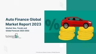 Auto Finance Global Market By Provider Type, By Finance Type, By Purpose Type, By Vehicle Type, By Region, And Segment F