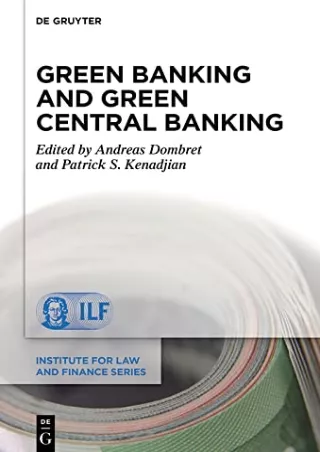 Download Book [PDF] Green Banking and Green Central Banking (Institute for Law and Finance Series