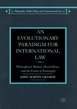 [PDF] An Evolutionary Paradigm for International Law: Philosophical Method, David