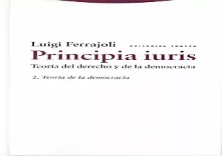 [PDF] Principia iuris. Teoría del derecho y de la democracia: 2. Teoría de la de