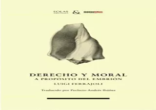 (PDF) Derecho y moral: A propósito del embrión Ipad