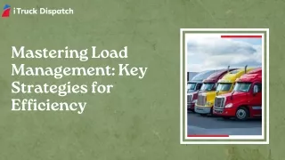 Mastering Load Management Key Strategies for Efficiency