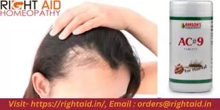 Homeopathic AC 9 Combat Hair Loss Naturally!