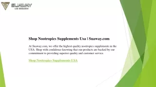 Shop Nootropics Supplements Usa  Suaway.com