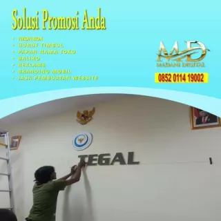 0882-2009-0167 (TERPERCAYA), PROMO Cara Membuat Huruf Timbul Tegal