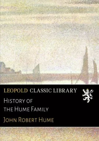 PDF/READ History of the Hume Family