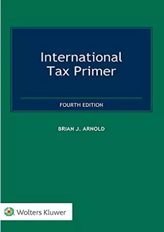 READ [PDF] International Tax Primer