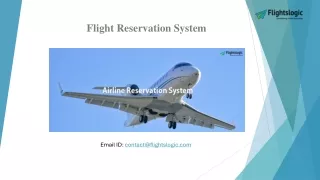 Flight Reservation System