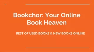 Bookchor_ Your Online Book Heaven