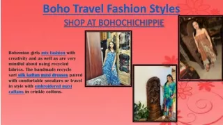 Boho Travel Fashion Styles