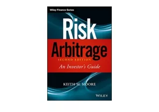 Ebook download Risk Arbitrage An Investor s Guide Wiley Finance  unlimited