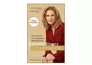 Ebook download Extraordinary Circumstances The Journey of a Corporate Whistleblo