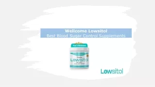 Lowsitol  Best Supplement for Lower Blood Sugar