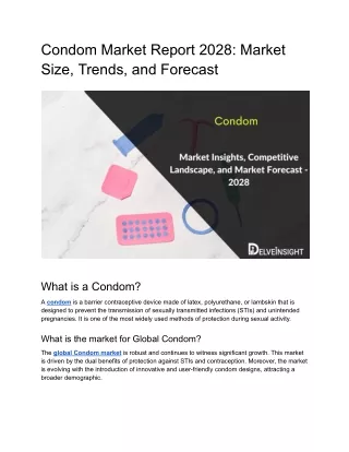 Condom Market