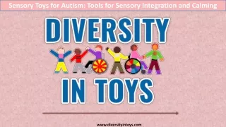 Sensory Toys for Autism Tools for Sensory Integration and Calming