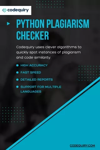 Codequiry:  Trusted Python Plagiarism Checker