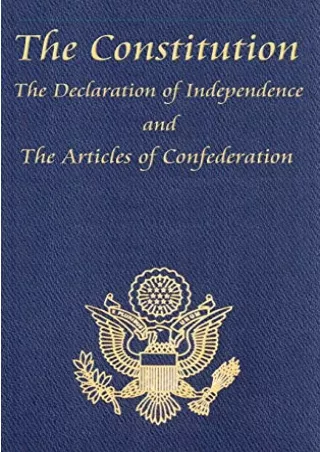 PDF KINDLE DOWNLOAD The Constitution of the United States of America, with