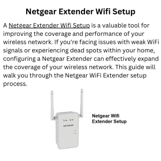 Netgear Extender Wifi Setup