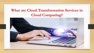 What are the Three Stages of Cloud Transformation?