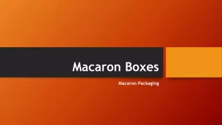 Macaron Boxes