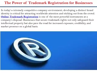 The Power of Trademark Registration for Businesses