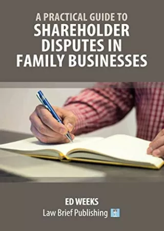 PDF_ A Practical Guide to Shareholder Disputes in Family Businesses