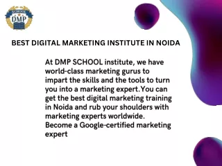 Best Digital Marketing Institute In Noida