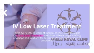 IV  low laser treatment