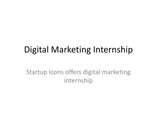 Digital Marketing Internship in Hyderabad