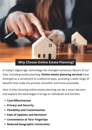 Why Choose Online Estate Planning?