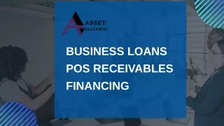 Business Loans POS receivables financing