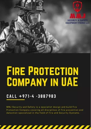 Fire Protection Company in UAE