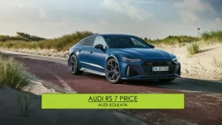 Audi Rs 7 Price