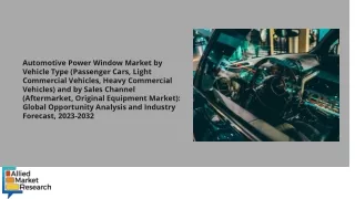 Automotive Power Window Market PDF