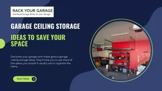 Garage Ceiling Storage Ideas to Save You Space