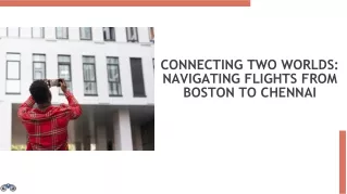 Flights From Boston To Chennai