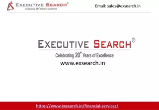 Finance Executive Recruiters