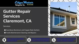 Gutter Repair Claremont, CA