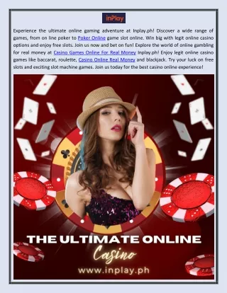Gamble Online For Real Money
