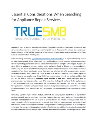 Essential Considerations When Searching for Appliance Repair Services (1)