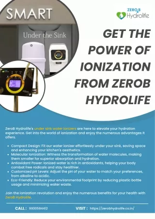 Get the Power of Ionization from ZeroB Hydrolife