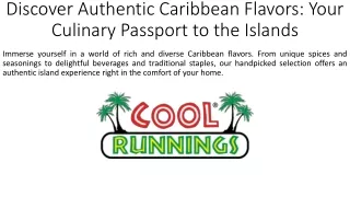 Discover Authentic Caribbean Flavors_Your Culinary Passport to the Islands