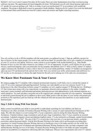 The Best Kept Secrets About cv maker