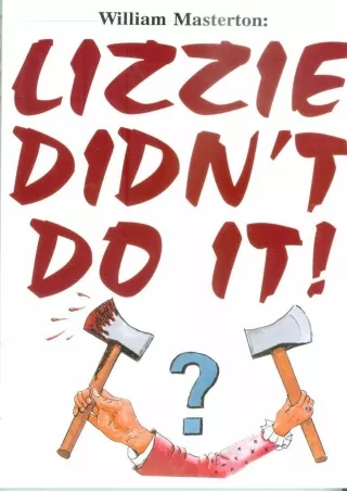 PDF/READ Lizzie Didn’t Do It!, download