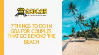 7 Things To Do In Goa For Couples That Go Beyond The Beach