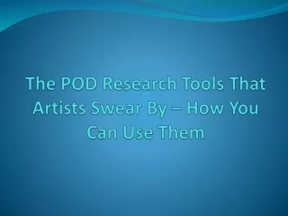 The POD Research Tools That Artists Swear By – How You Can Use Them