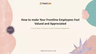 How to make your frontline employees feel valued and appreciated