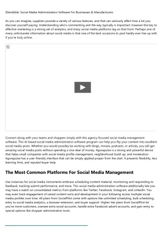 The Most Underrated Companies to Follow in the social media marketing Industry
