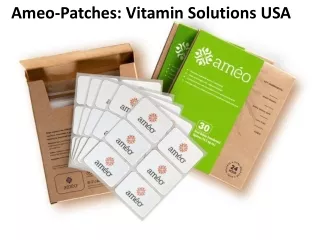 Ameo-Patches Vitamin Solutions USA