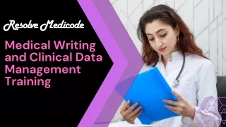 Medical writing and Clinical data management